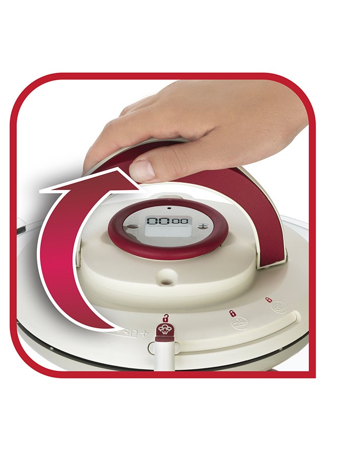 Stainless Steel Clipso Precision Pressure Cooker Diswasher Safe Induction Stainless Steel 10Liters