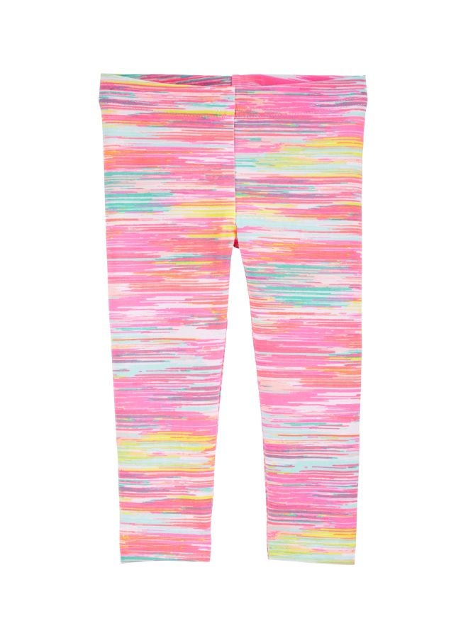 carter's Capri Leggings Pink/Yellow/Blue