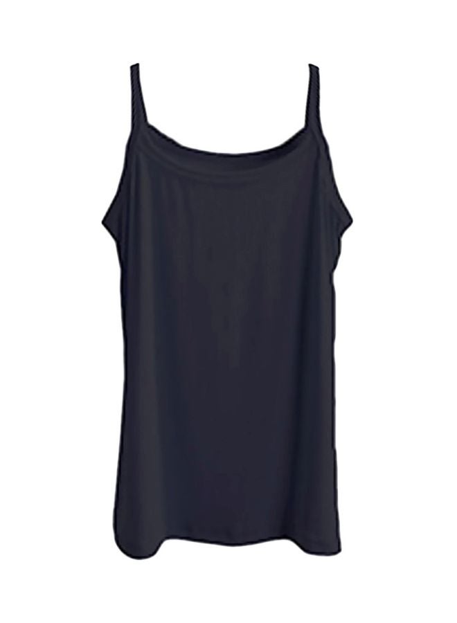 Stretchable Solid Camisole Top Black - Image 2