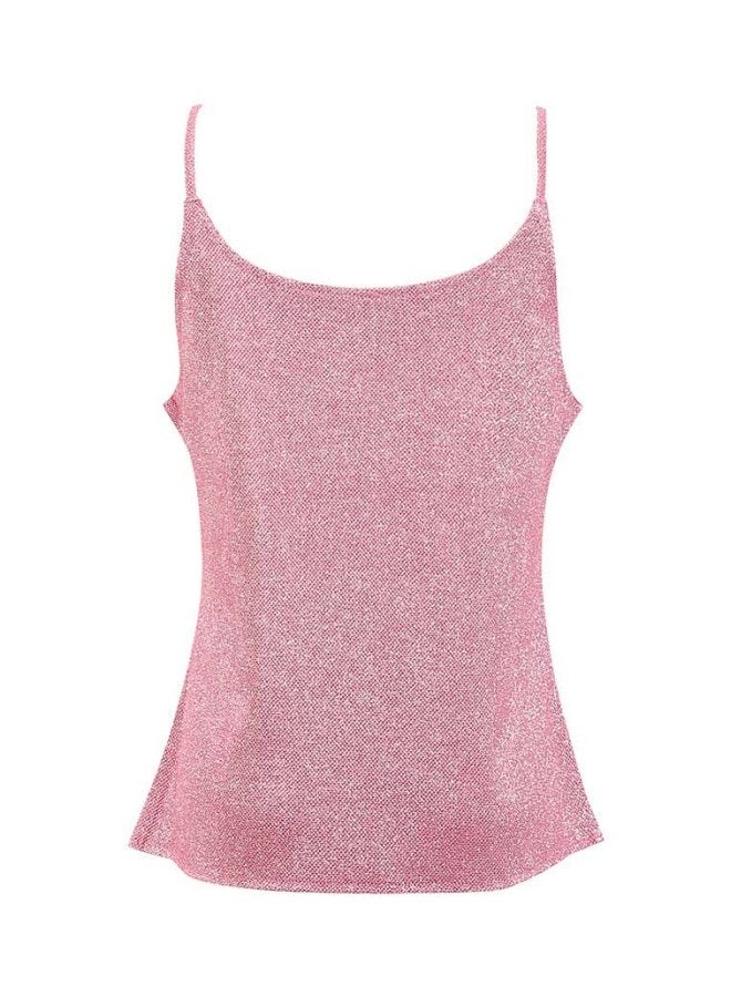 Sequin Embellished V-Neck Blouse Pink - Image 2