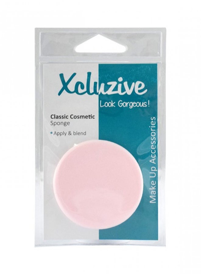 Xcluzive Classic Make Up Sponge Pink 6cm 