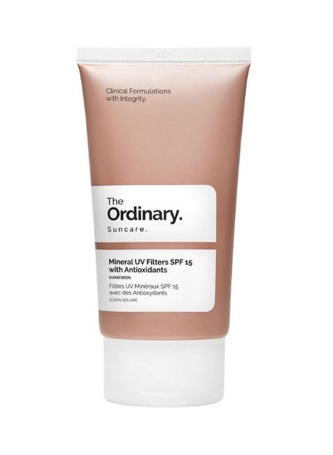 Mineral Uv Filters SPF 15 With Antioxidants 50ml
