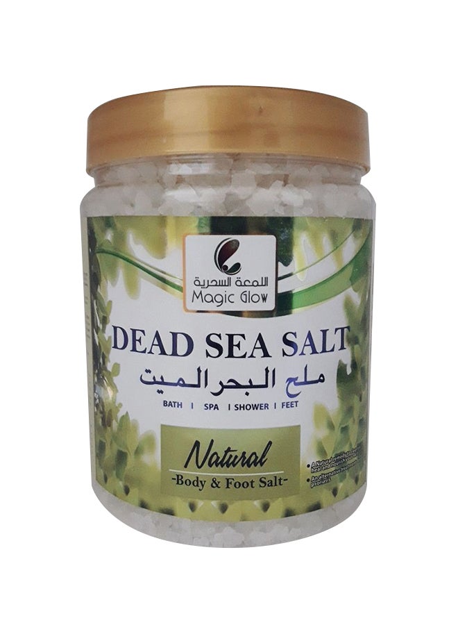 ملح البحر الميت مثالي للجسم والقدمين طبيعي 1.2كيلوجرام