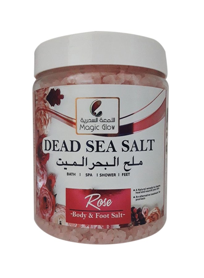 Magic Glow Dead Sea Body And Foot Salt Rose 1.2kg