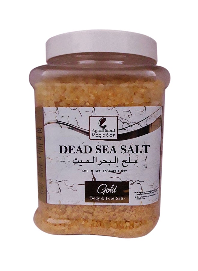Magic Glow Dead Sea Body And Foot Salt Gold 3kg