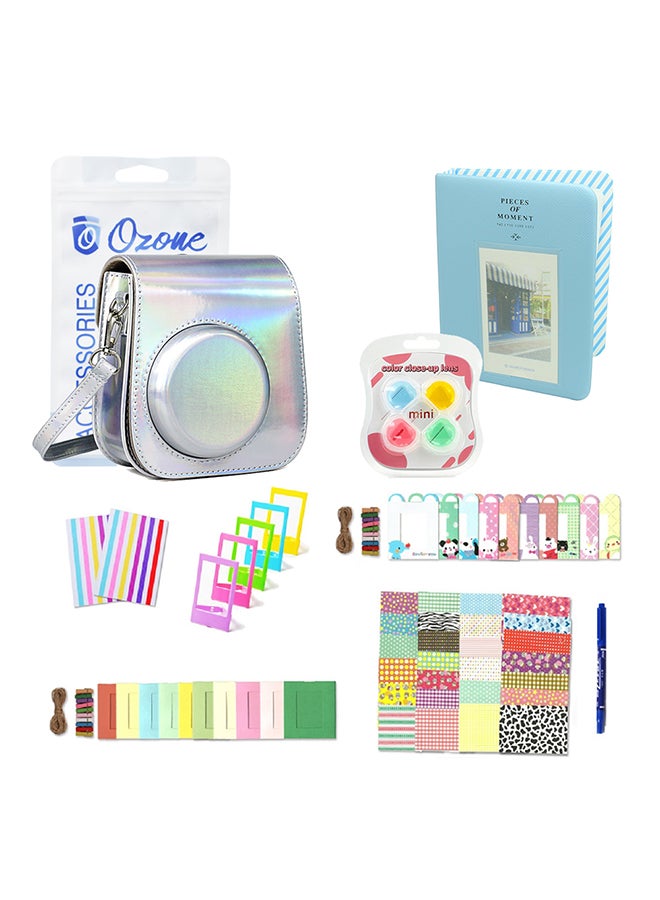 O Ozone Accessories Kit For Fujifilm Instax Mini 11 Instant Camera Multicolour - Image 1