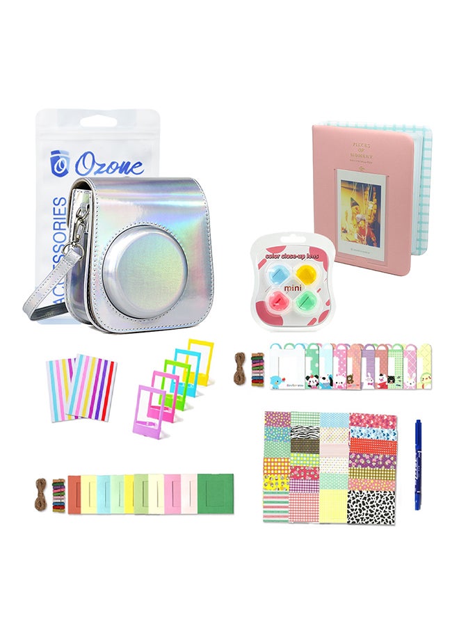 O Ozone Accessories Kit For Fujifilm Instax Mini 11 Instant Camera Multicolour - Image 1