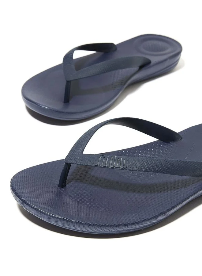 FitFlop Banda Crystal IMI-Snake Comfort Flip Flops Midnight Navy