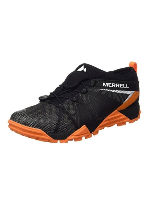 Women's Avalaunch Tough Mudder Lace-up Running Shoes Black/Orange