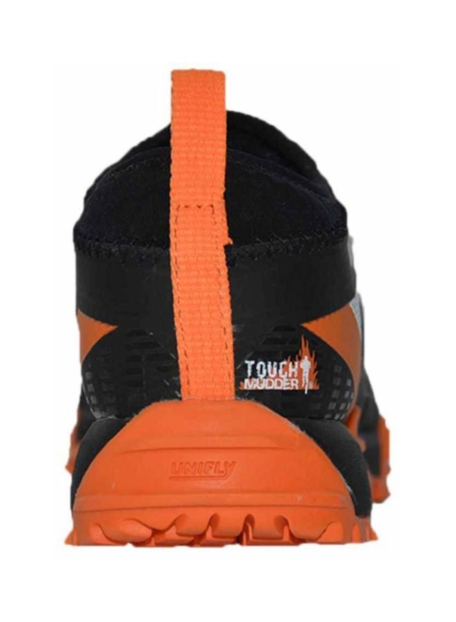 MERRELL - Women's Avalaunch Tough Mudder Lace-up Running Shoes Black/Orange - Image 1