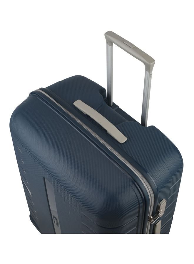 Carlton Voyager 4-Wheel Hardside Small Cabin Luggage Trolley Blue/Silver/Black  - Image 5