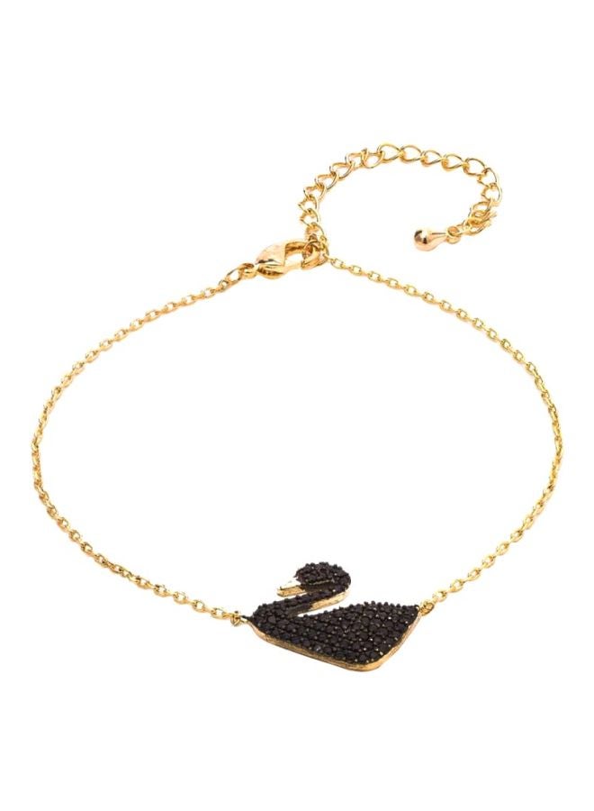 Shining Jewel Gold Plated Bracelet With Cubic Zirconia  - Image 1