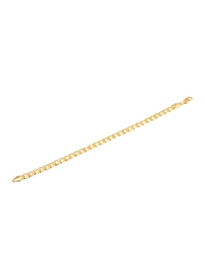 Shining Jewel Gold Plated Link Chain Bracelet - Image 2