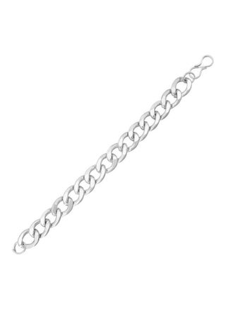 Silver Plated Anchor Design Bracelet - v1598525267/N11631674A_1