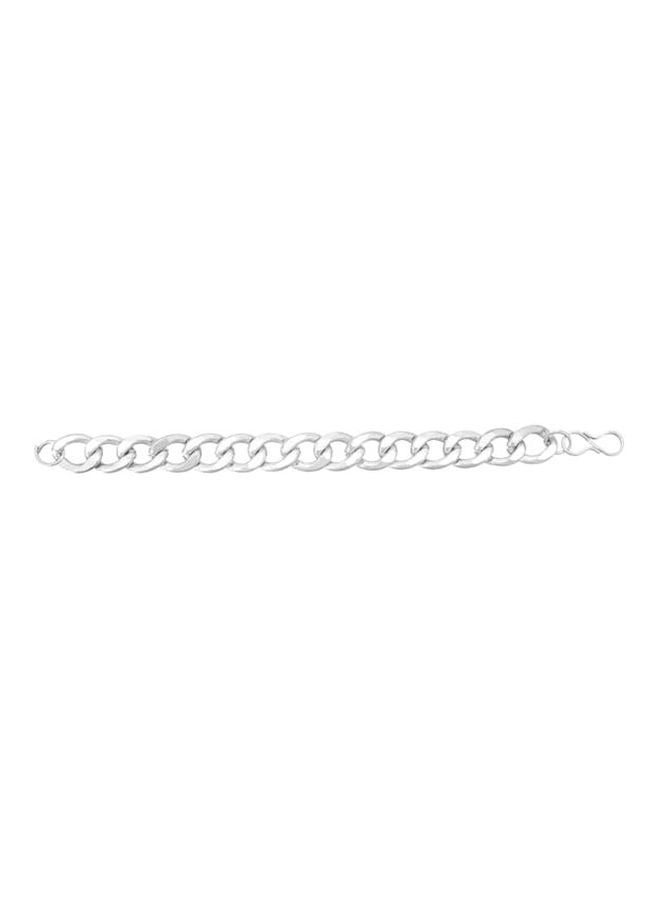 Shining Jewel Silver Plated Anchor Design Bracelet  - Image 2