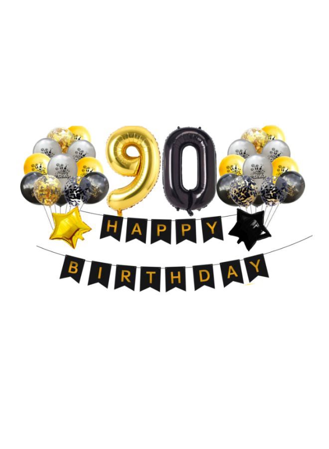 Beauenty 90th Birthday Decoration Balloon Set - Image 2