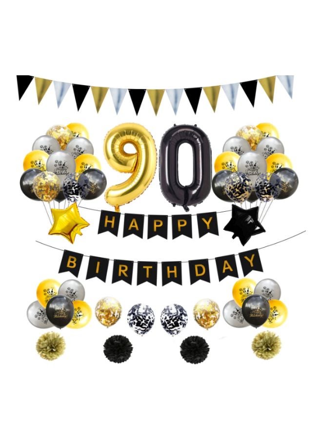 Beauenty 90th Birthday Decoration Balloon Set - Image 1