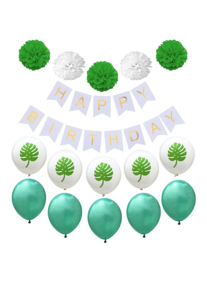 بيوينتي طقم بالونات لتزيين حفلات عيد الميلاد من 16 قطعة - Image 1