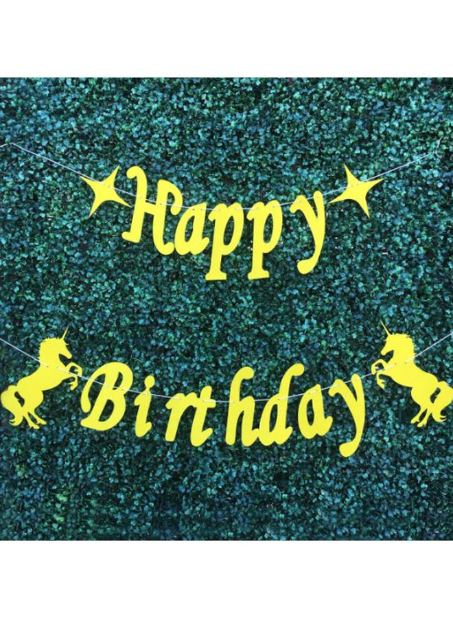 بيوينتي مجموعة بالونات لحفلات أعياد الميلاد مزينة برسمة يونيكورن من 10 قطع - Image 2