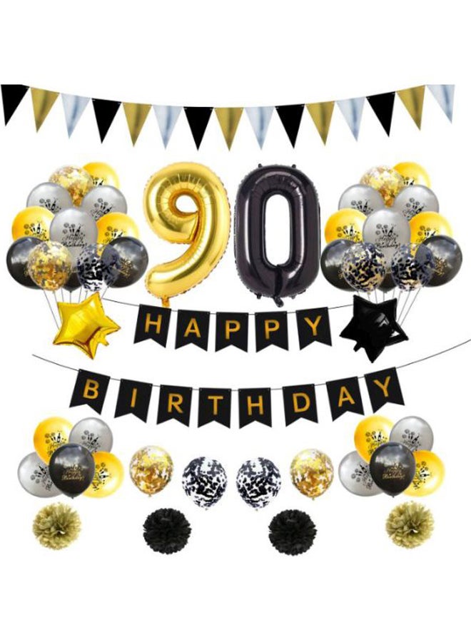 بيوينتي طقم بالونات زينة لحفلات عيد الميلاد من 49 قطعة - Image 1