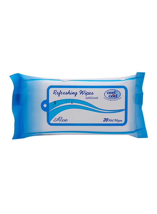 Cool & Cool - Refreshing Wipes Assorted 20's - Image 1