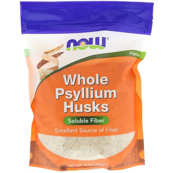 Now Foods Whole Psyllium Husks 454g  - Image 1