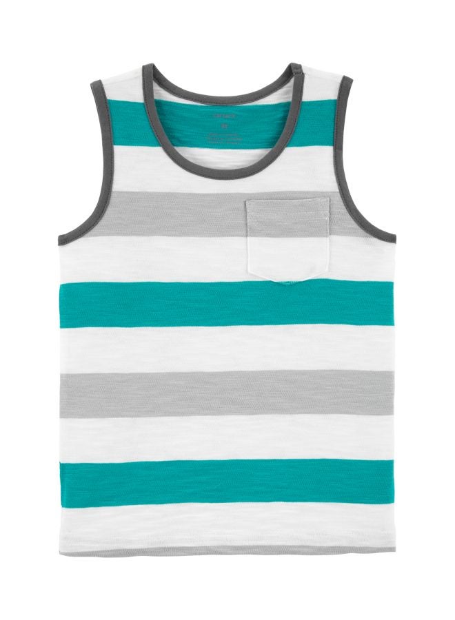 carter's Kids Striped Slub Jersey Tank Top Multicolor  - Image 1