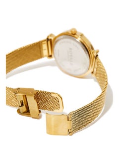 Royale Girls' Water Resistant Stone Studded Analog Watch RE080D - 32 mm - Gold  - Image 3