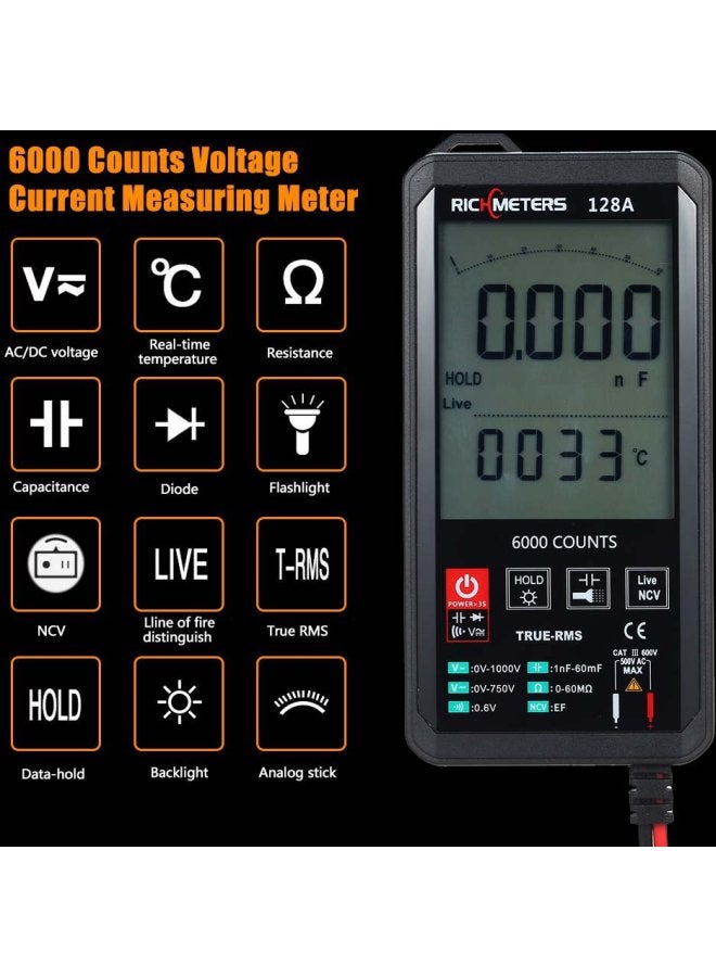 Voltage Measuring Meter Black - v1598540912/N39987343A_6