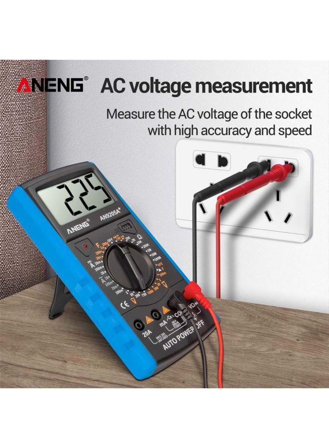 ANENG - Digital Multimeter With LCD Display Grey/Blue 90x182.5x35.4mm - Image 1