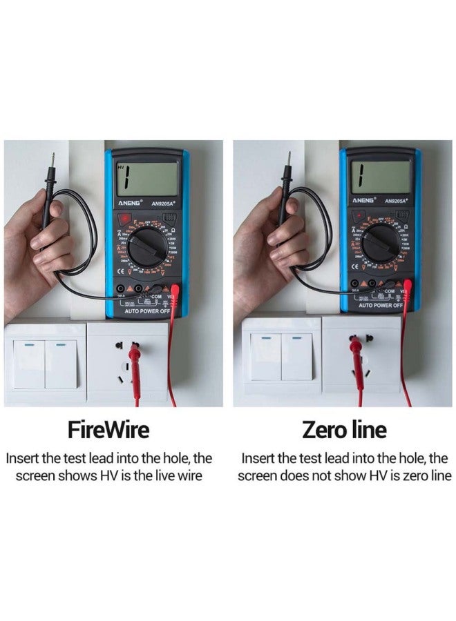 ANENG - Digital Multimeter With LCD Display Grey/Blue 90x182.5x35.4mm - Image 1