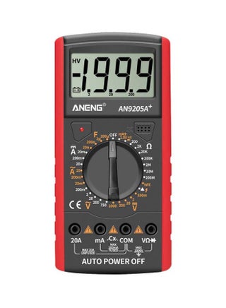 Digital Multimeter With LCD Display Grey/Red 90x182.5x35.4mm - v1598540921/N39987359A_1