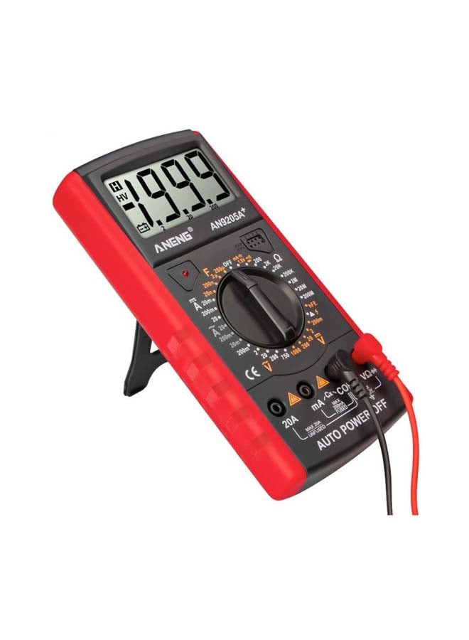 ANENG Digital Multimeter With LCD Display Grey/Red 90x182.5x35.4mm  - Image 4