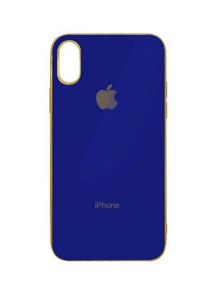 HICOOL Protective Back Cover For Apple iPhone X/XS Blue/Gold  - Image 1