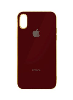 HICOOL Protective Case Cover For Apple iPhone X/XS Red/Gold  - Image 1