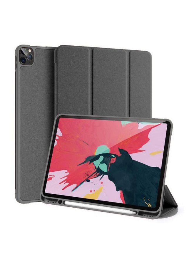 MARGOUN Smart Folio Stand Leather Case Cover for iPad Pro 11 inch (2020) 2nd Generation Grey - Image 2