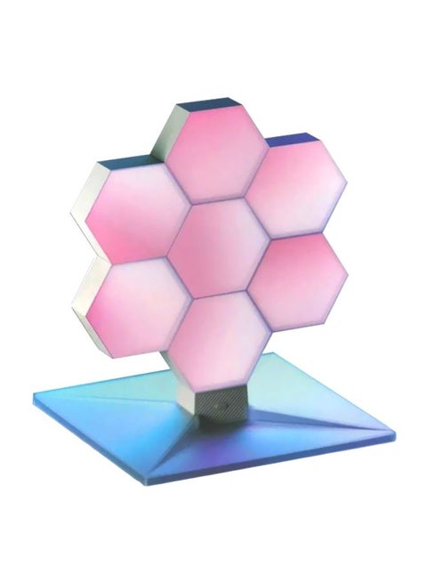 COLOLIGHT Plus WiFi Smart LED Light Kit 7 Blocks & Base Pink/Blue 5.2x3.5x1.3inch