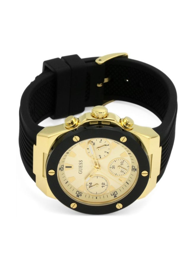 Men's Rubber Chronograph Wrist Watch GW0030L2 - 39 mm - Black