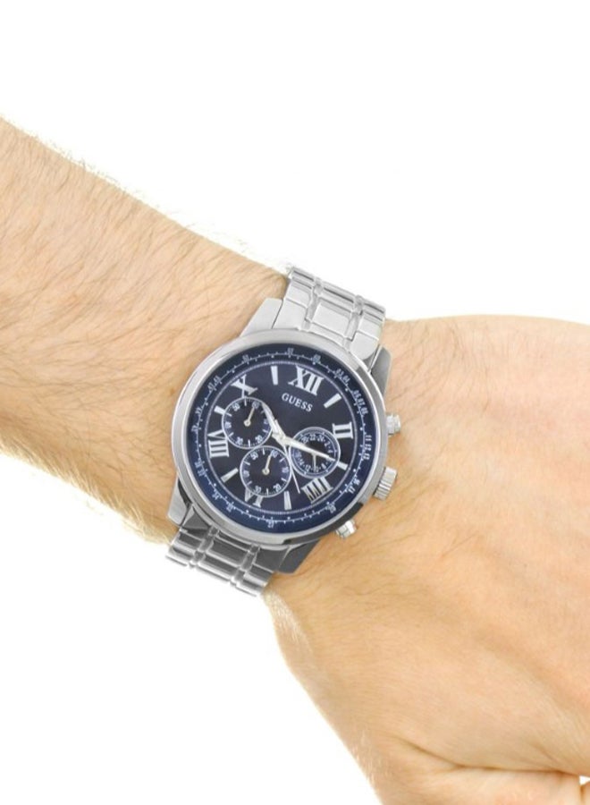 جس ساعة يد هوريزون كرونوغراف بسوار معدني طراز W0379G3 للرجال - Image 5