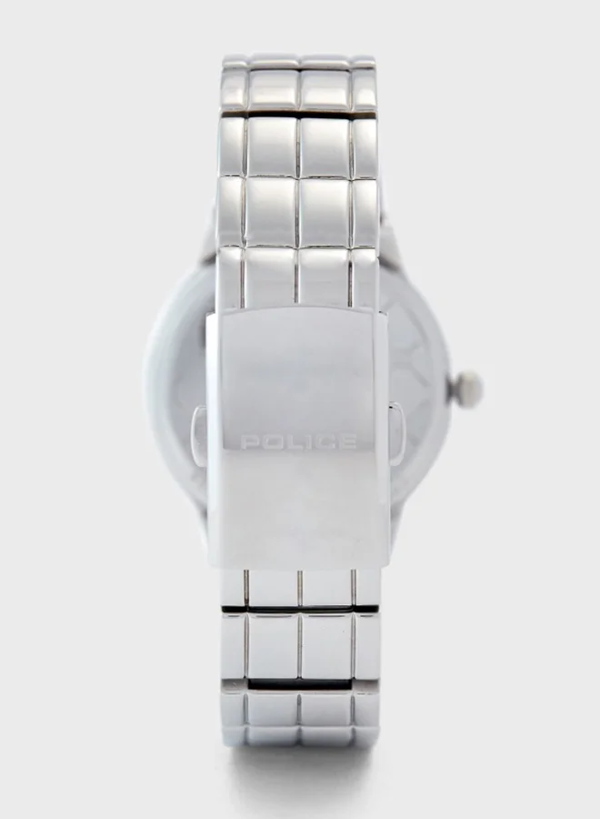 POLICE Women's Police Shirowa Women's Analogue Quartz Watch with Silver Dial and Silver Stainless Steel Bracelet - PL.16039BSTG-04M