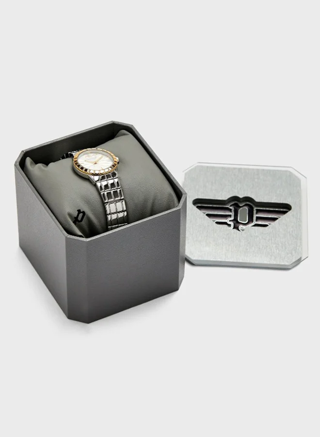 POLICE Women's Police Shirowa Women's Analogue Quartz Watch with Silver Dial and Silver Stainless Steel Bracelet - PL.16039BSTG-04M