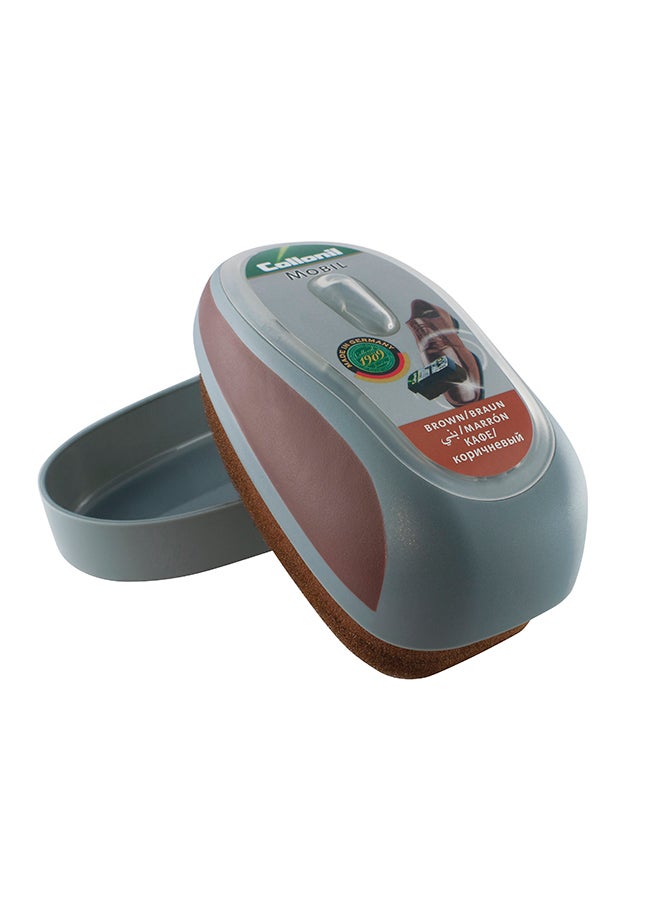 كولونيل إسفنجة موبيل مع سائل لتلميع الأحذية