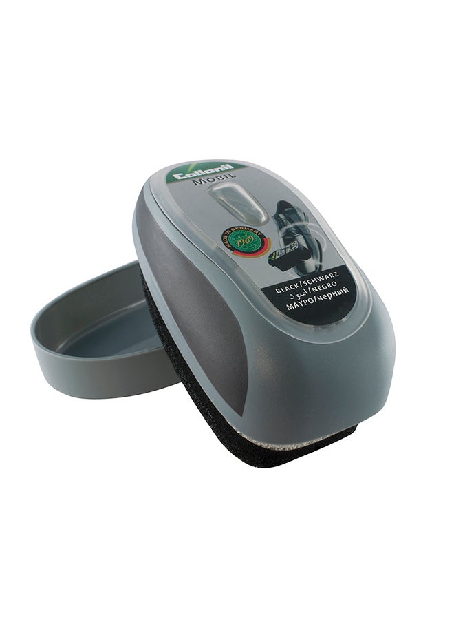 كولونيل إسفنجة موبيل مع سائل لتلميع الأحذية أسود