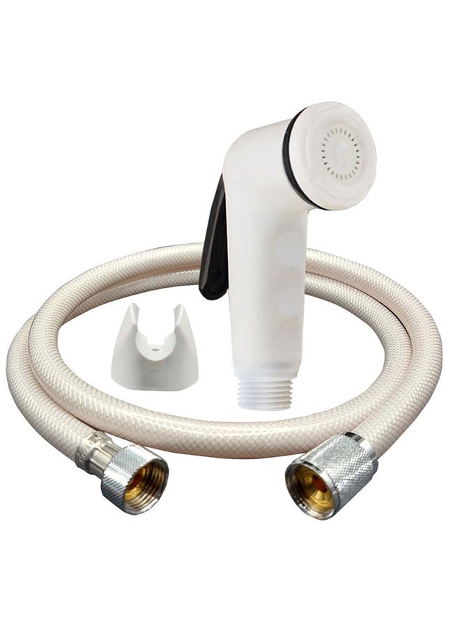 Hand Shower With Hose White  - Image 5