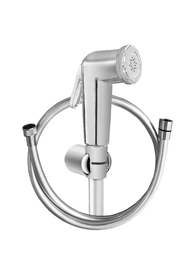 Hand Shower With Hose Silver - Image 1