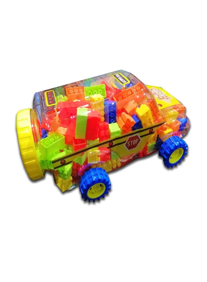 20645 Mini School Bus Building Blocks Toys 20645 4+ Years - Image 2