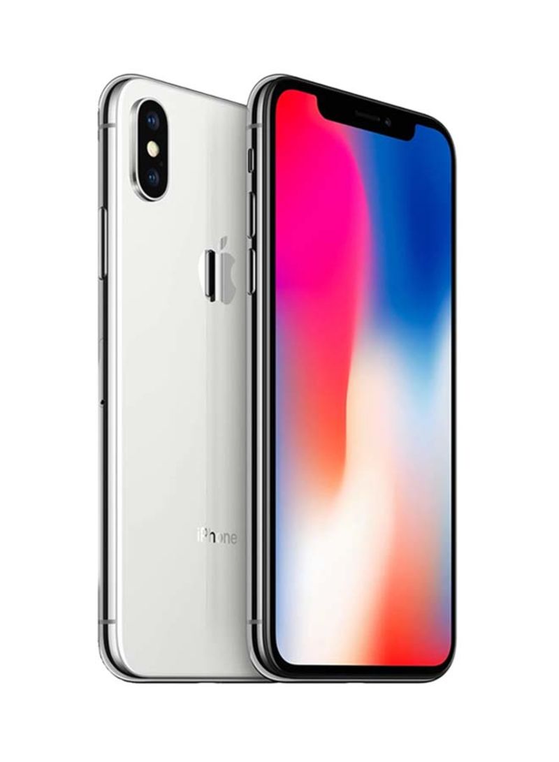 Apple - Refurbished - iPhone X 64GB Silver 4G - International Version - Image 1