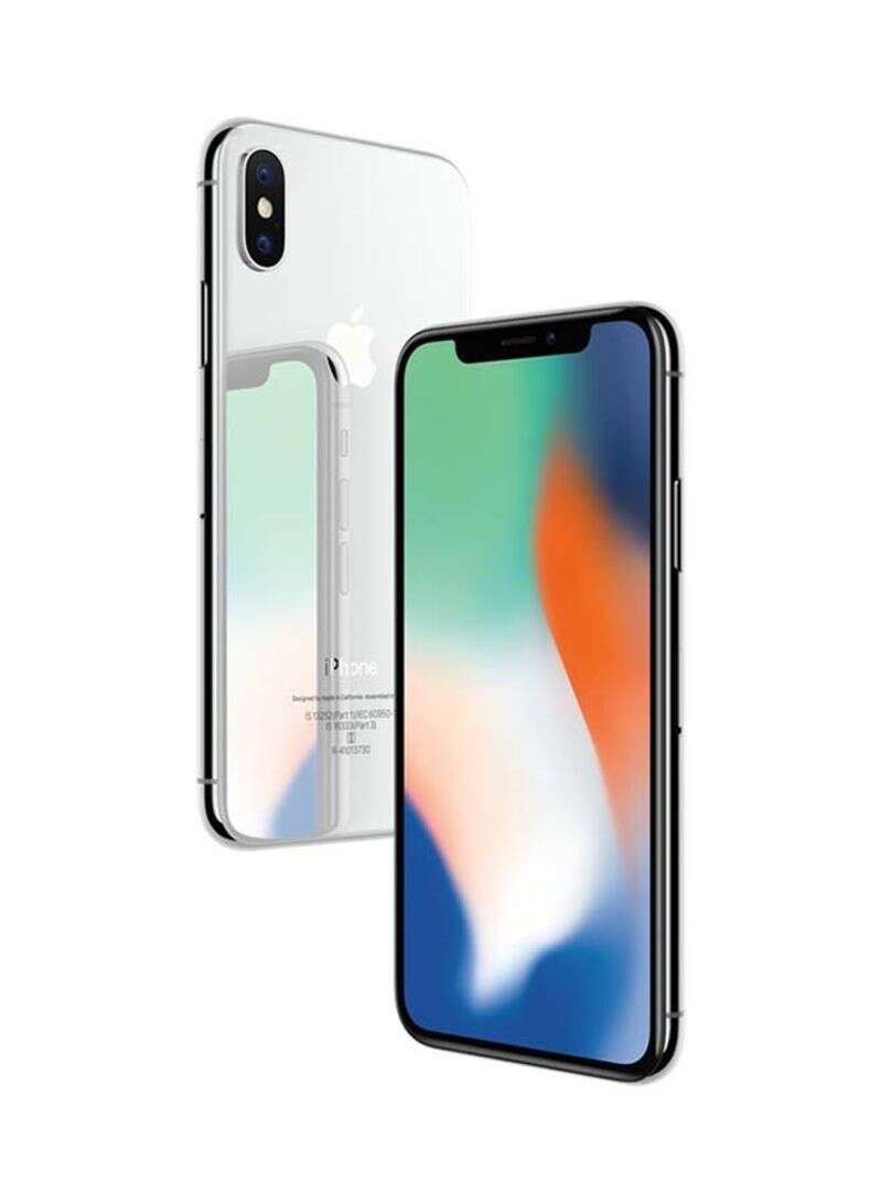 Apple - Refurbished - iPhone X 64GB Silver 4G - International Version - Image 1