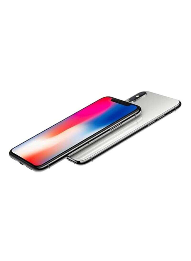 Apple - Refurbished - iPhone X 64GB Silver 4G - International Version - Image 1