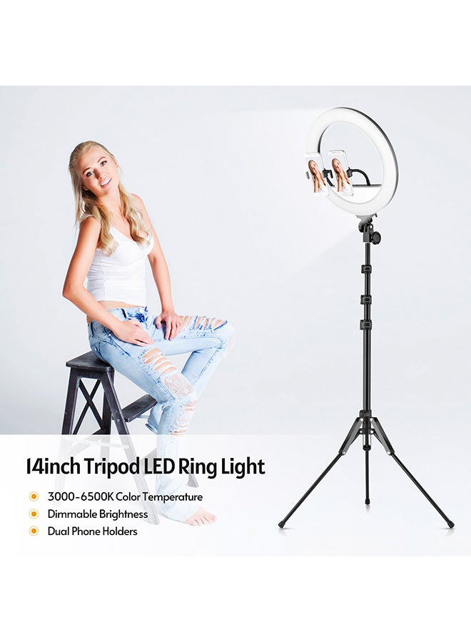 LED Ring Light Black - Image 4